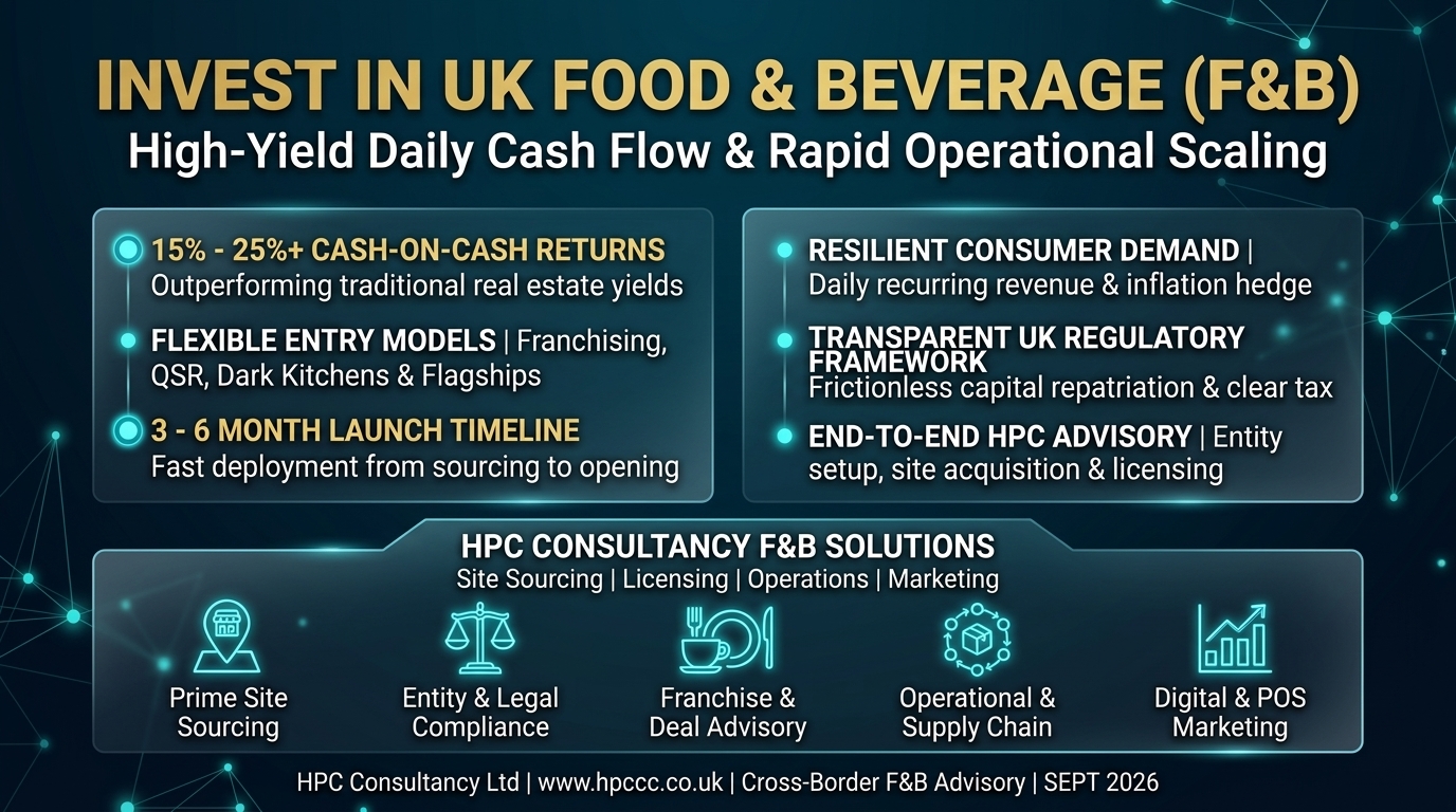 Why Algeria Investors Must Consider the UK Food and Beverage Sector as Their Primary Entry Point